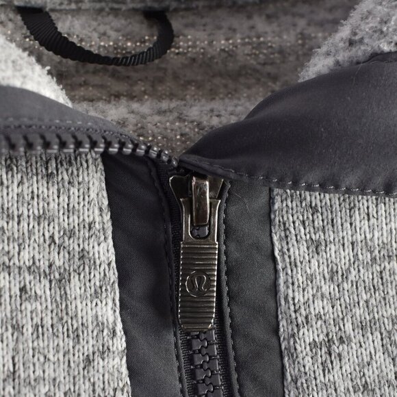 Lululemon It's Fleecing Cold Zip Up Jacket Gray - 4 - Picture 9 of 11